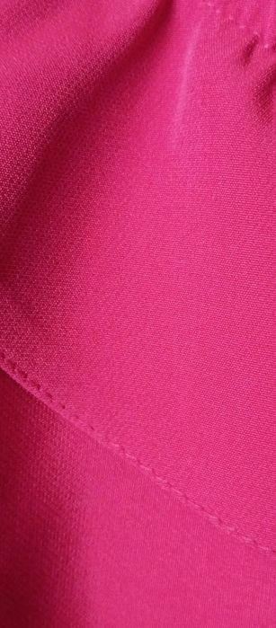 Платье коктельное малиновое