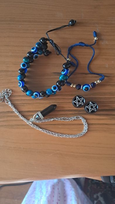 Браслет глаз Фатимы, цепочка, с кулоном, новые