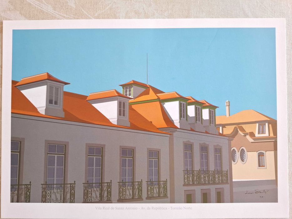 3º Centenário Marquês de Pombal - Serigrafias V.Real Santo António