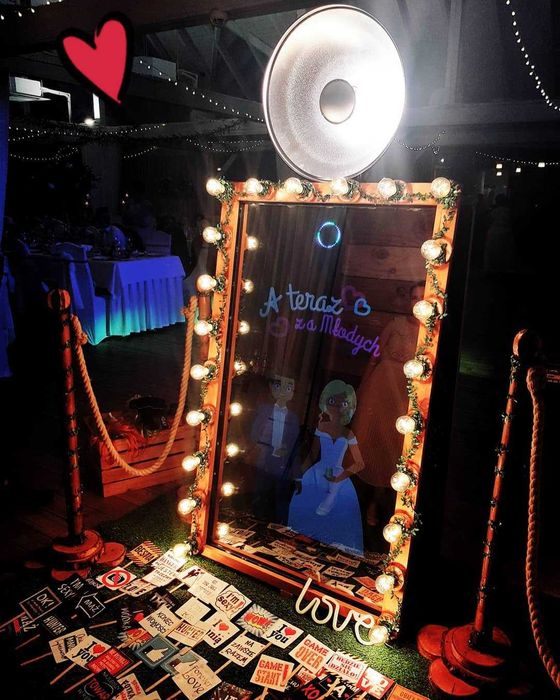 Fotolustro Fotobudka Imprezowe Zwierciadło