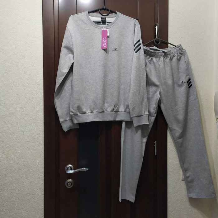 Спортивний костюм чоловічий із двухнитки пінь`є 95% котону р. 50-52