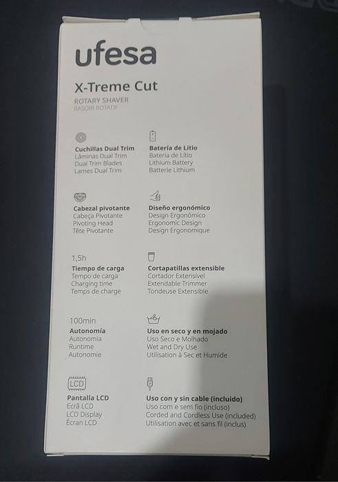 Máquina de barbear Ufesa X-treme cut
