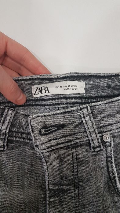 Damskie spodnie jeansowe ZARA r.38