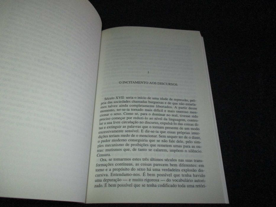 Livro História da Sexualidade I A Vontade de Saber