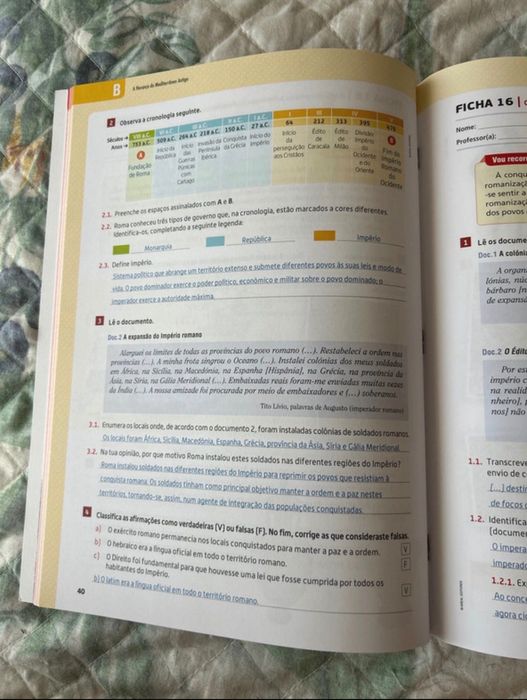 Somos história 7- caderno de atividades