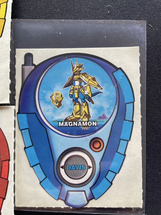 Digimon 02 digivice stickers Vidal