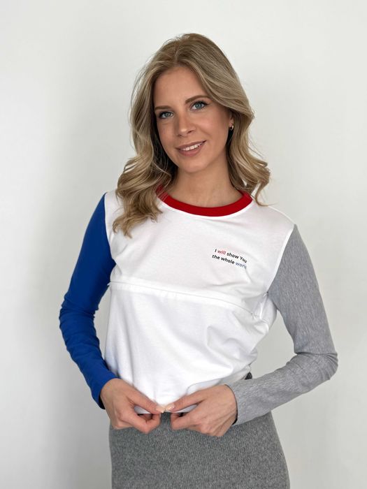 Bluzka do karmienia piersią, ciążowa, XL, nowa, bawełna,produkt polski