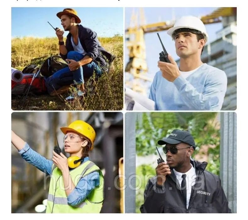 Комплект рацій 4шт Baofeng BF-88E PMR, 1500мАч, до 3км