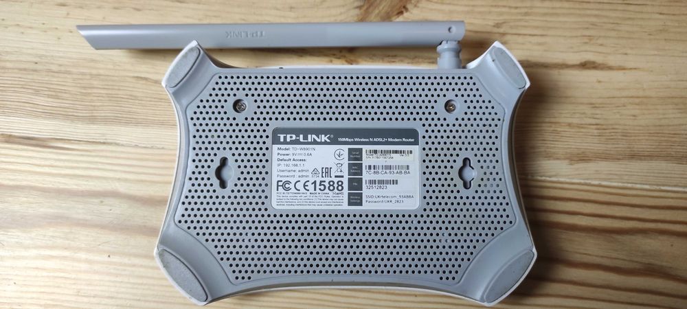 Wi-Fi роутер TP-LINK TD-W8901N Модем Маршрутизатор
Відмінний стан