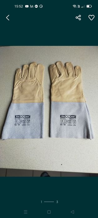 Rękawice spawalnicze skórzane Texxor nr 10 nowe