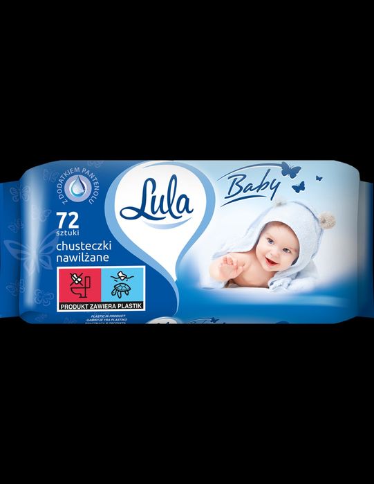 20x Chusteczki nawilżane LULA z ALANTOINĄ 72szt