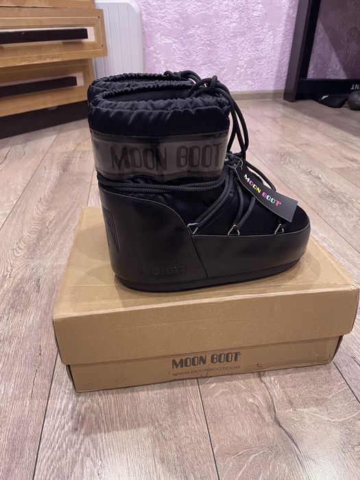 Мунбути Moon boot чорні