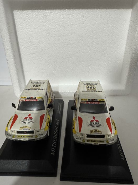 Miniaturas de rally Mitsubishi 1:43