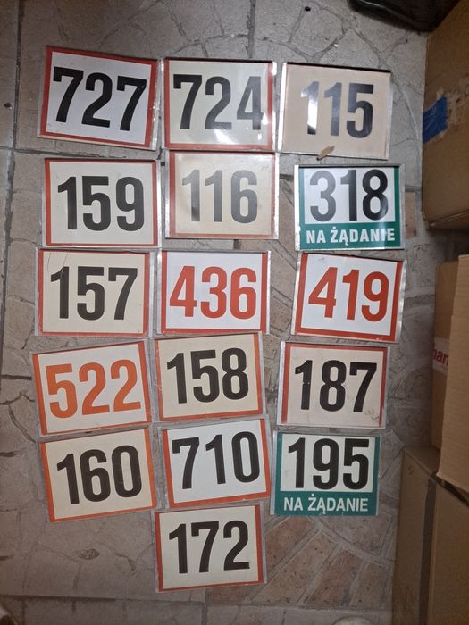 Tabliczki przystankowe ztm