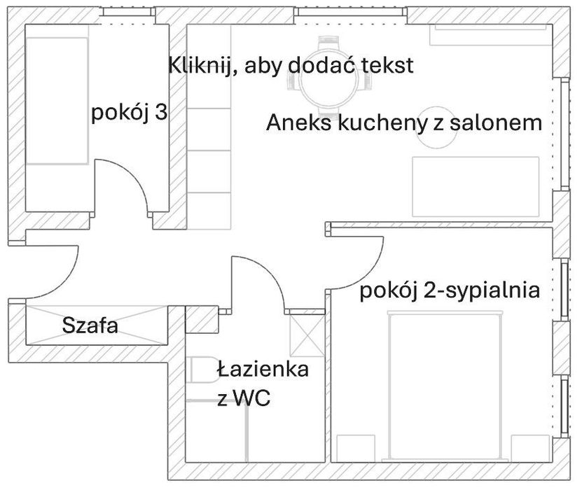 Zmiana nr tel. Najniższa Cena za m2! 3 pok. Felin