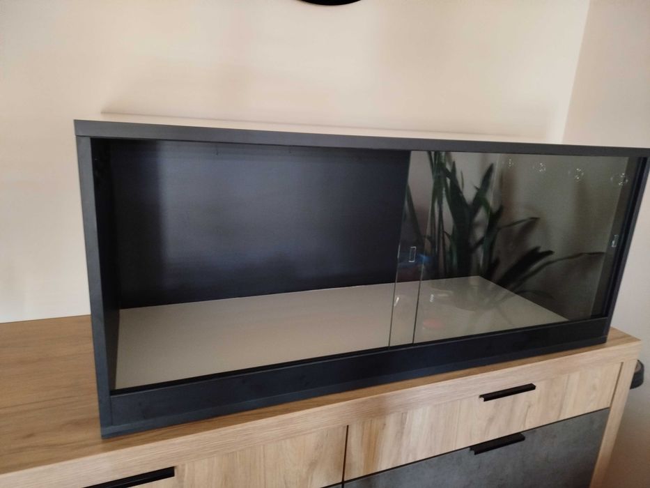 Terrarium biało czarne