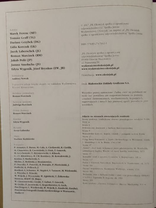Poczet Władców Polski (praca zbiorowa)