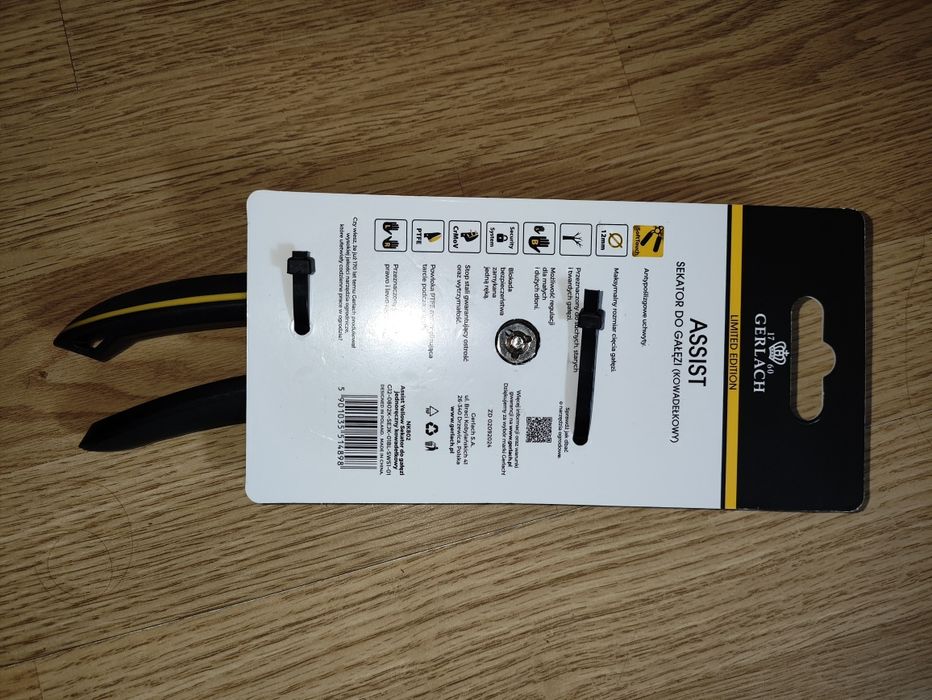 NOWY Sekator do gałęzi - kowadełkowy GERLACH Limited Edition