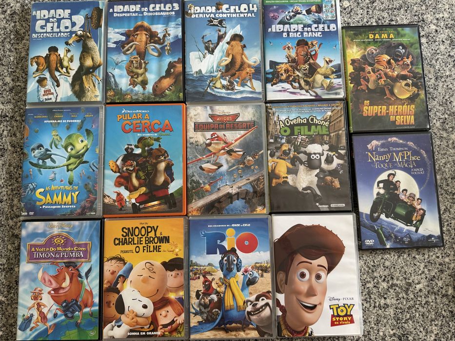 58 DVDs filmes originais e karaoke