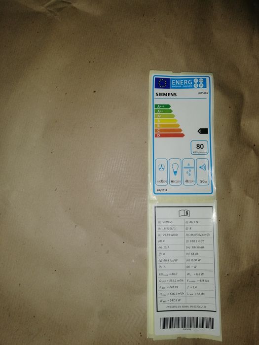 Exausto de Siemens lb55565/01