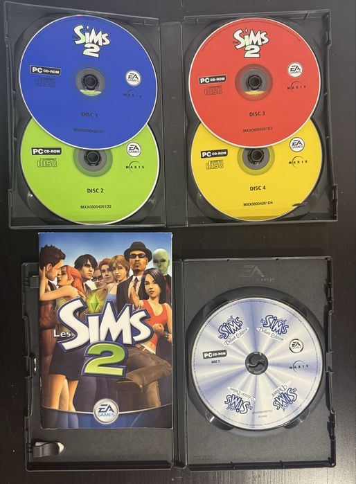 Pack Imperdível: 4 Jogos The Sims 2 PC CD-ROM (Deluxe, Expansões)