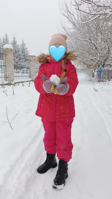 Лижний костюм на дівчинку