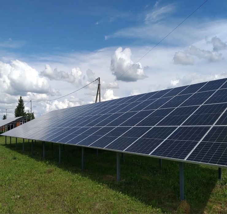 СЕС Сонячні батареї. Сонячні панелі. Монтаж сонячних станцій