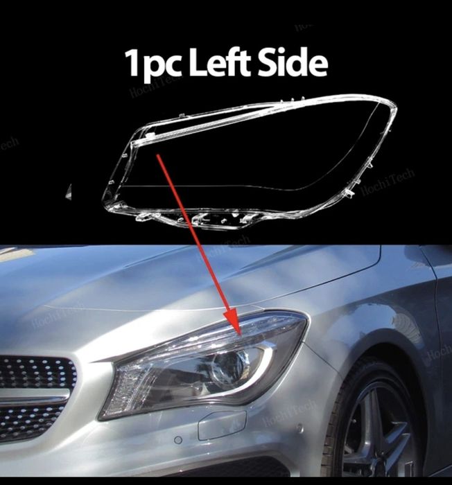 Vidro capa lente farol ótica mercedes CLA W177 C177 W117