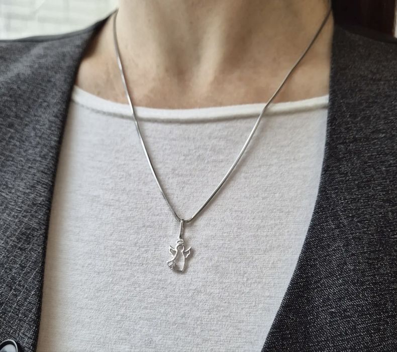 срібна підвіска янгол )