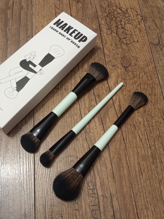 Nowy zestaw 3 pędzli dwustronne - zamiennik Mario f4