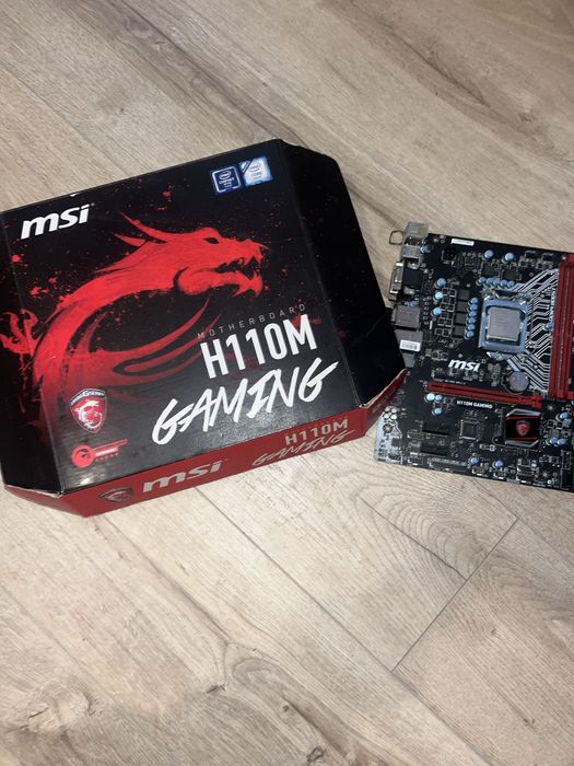 Комплект: Материнська плата MSI H110M GAMING + Процесор Intel Core i5-6500 (з коробкою)
