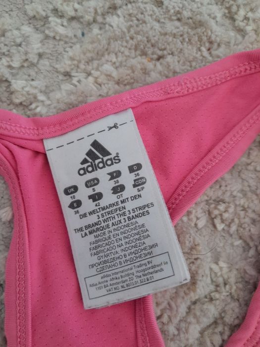 Stanik sportowy siłownia bieganie Adidas s fitness oryginalny sexy