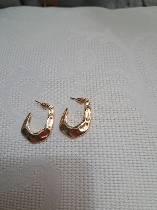 Фактурные серьги 2.5 см