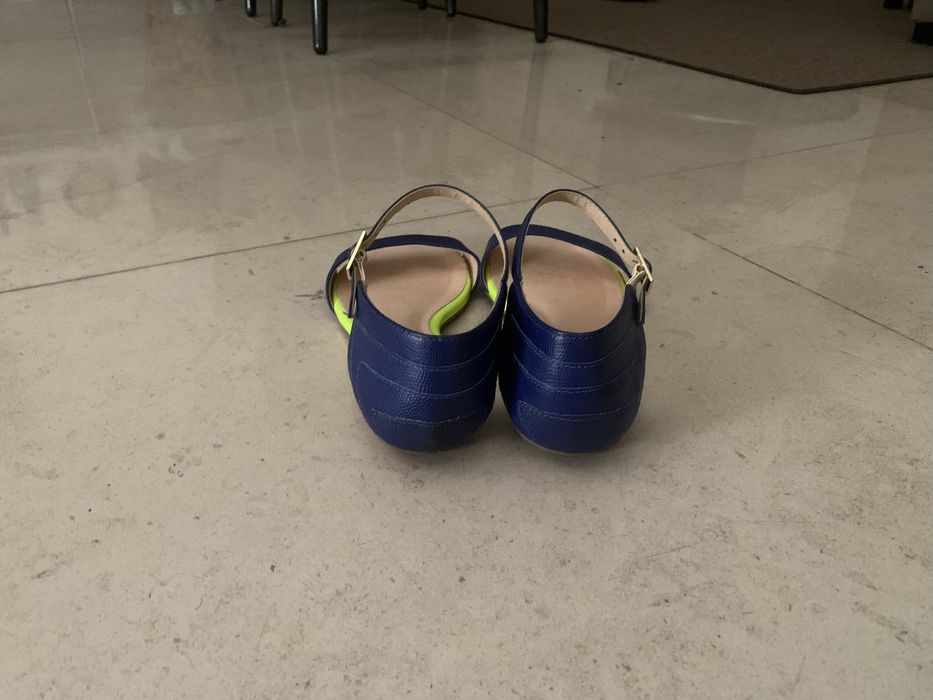 Sandálias azuis de pele n 39 marca ROS Lisbon