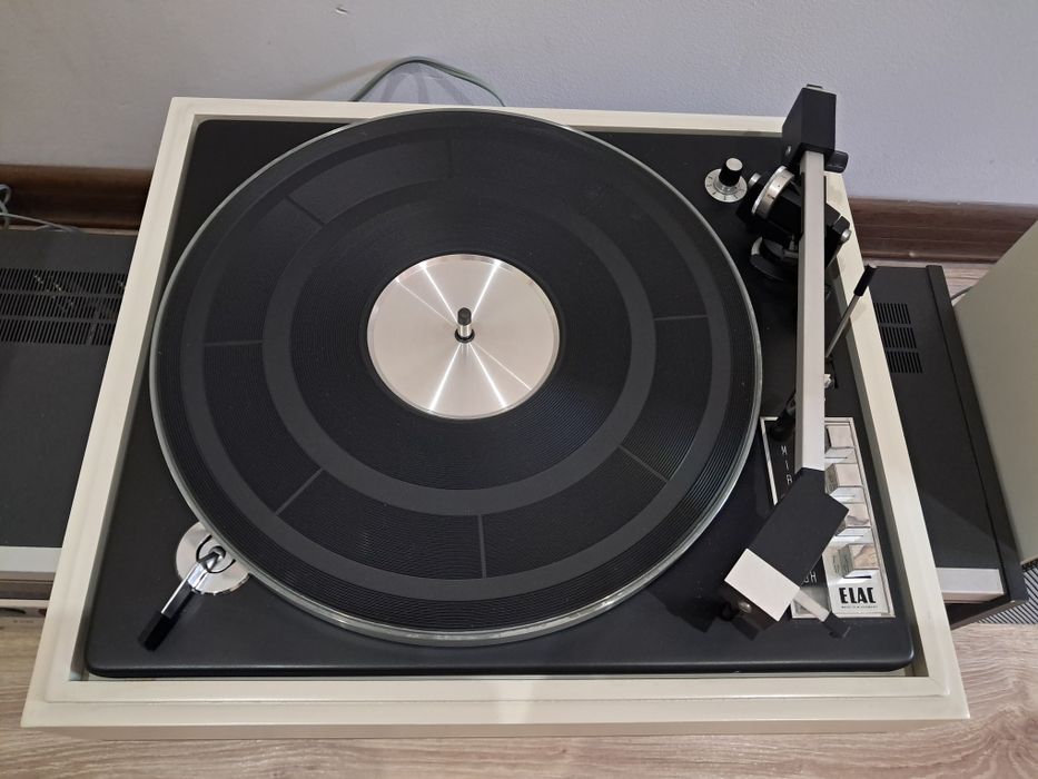 Elac gramofon amplituner kolumny