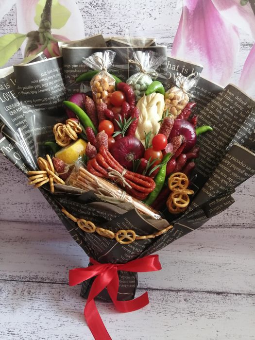 Чоловічий букет, солодкий букет, подарунок для чоловіків, бокс