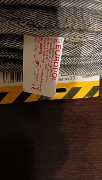 Rękawice robocze wzmacniane BHP