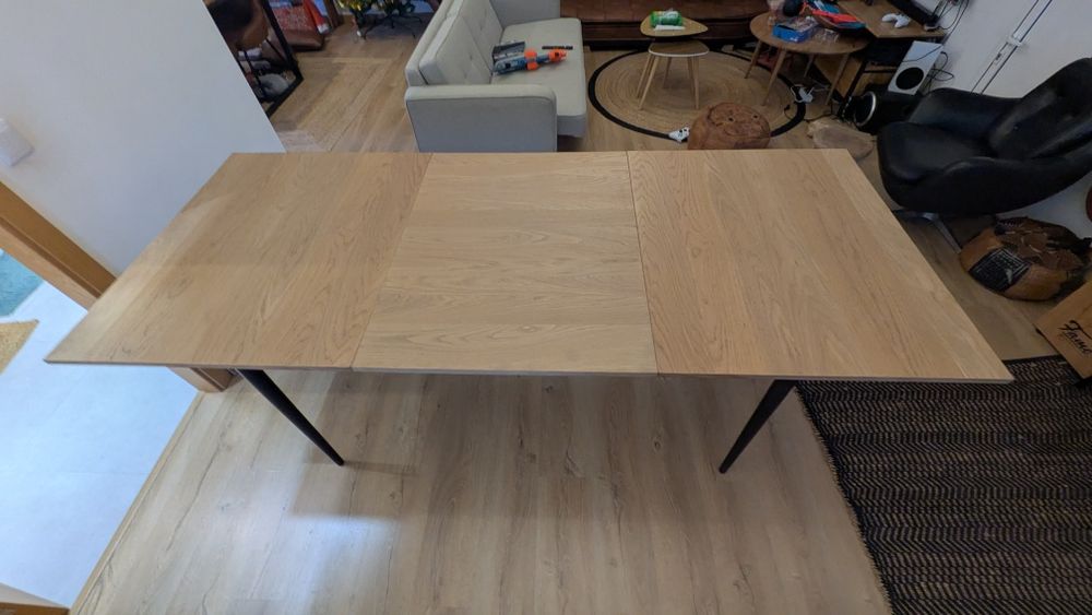 Mesa carvalho extensível