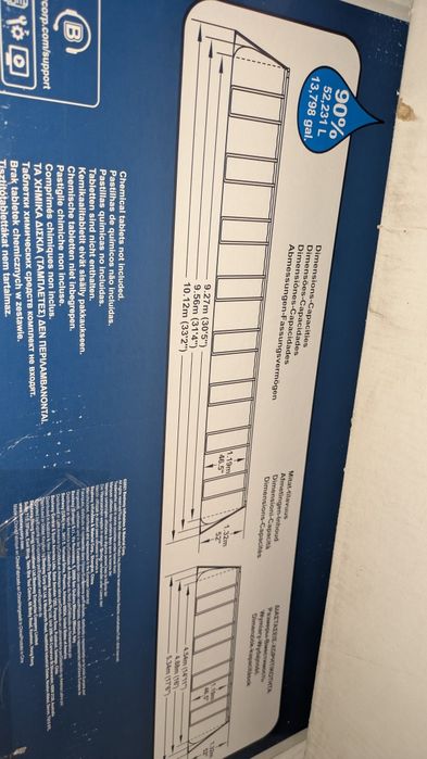 Basen stelażowy BESTWAY