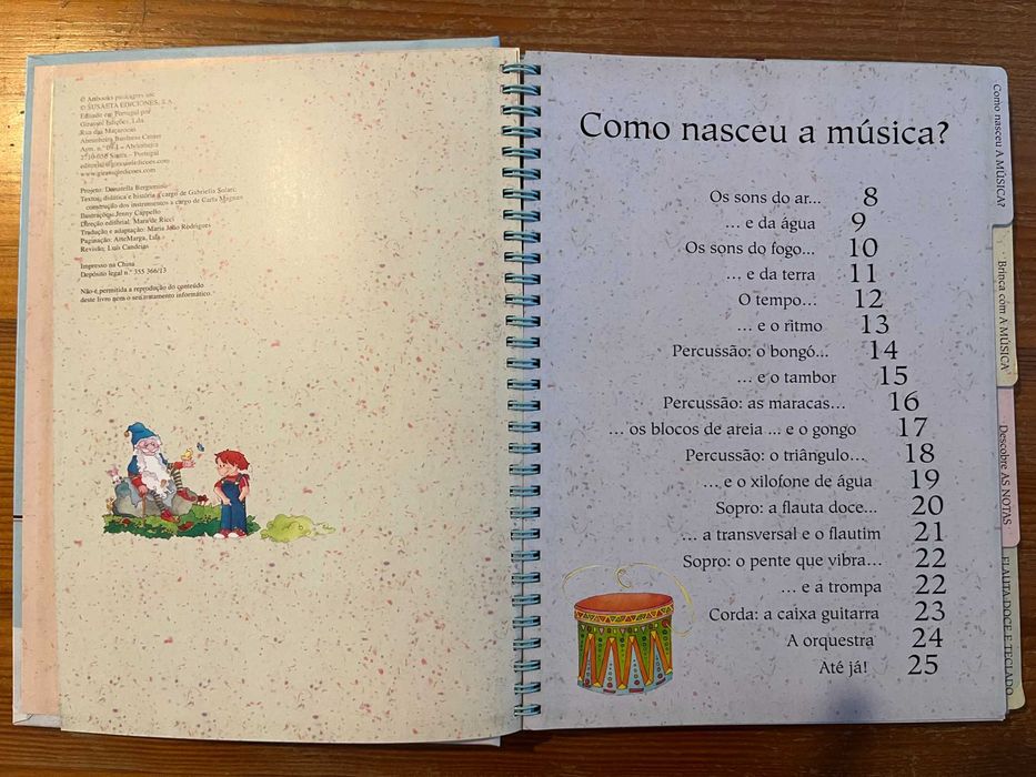Livro Didático "O Meu Primeiro Livro de Música"
