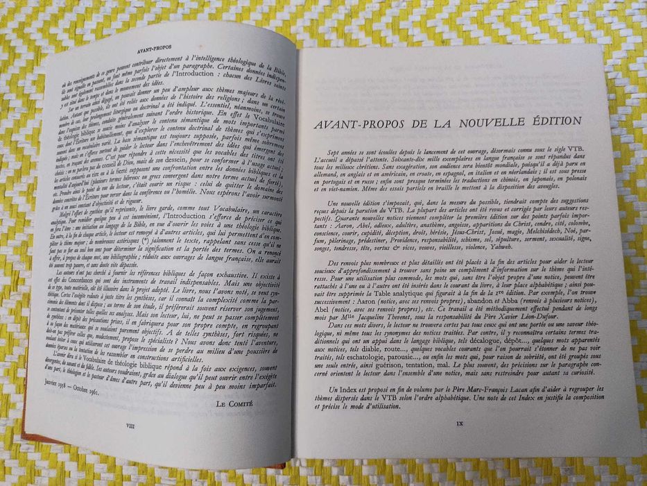 Vocabulaire de Theologie Biblique –
Les Éditions du Cerf