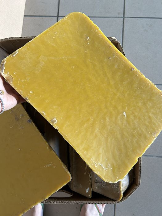 Cera de abelha em broa