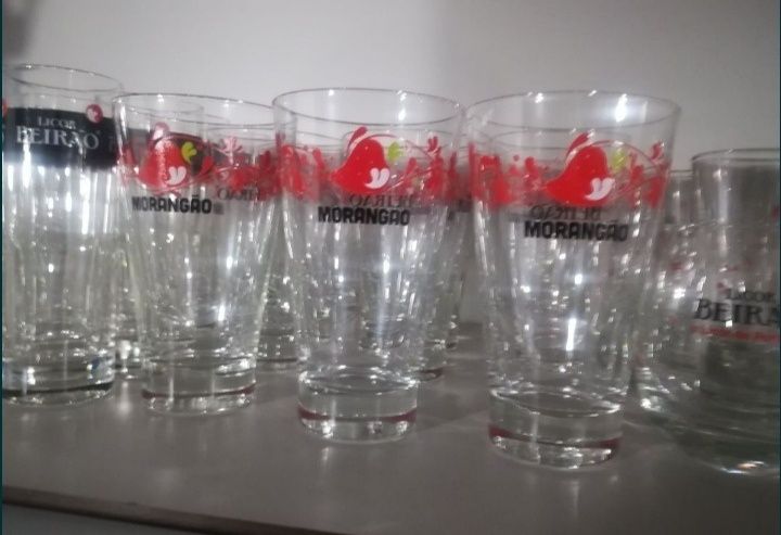 Coleção de copos de Licor Beirão