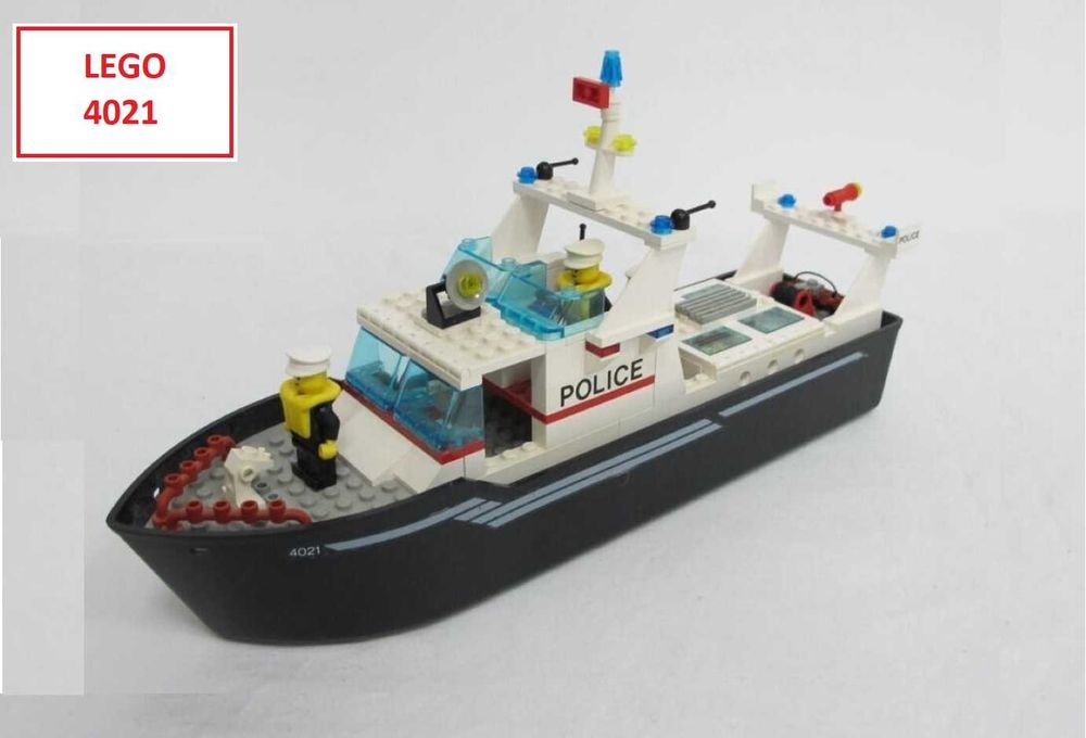 LEGO Barcos Flutuáveis: 4031; 4021; 4012; 4005