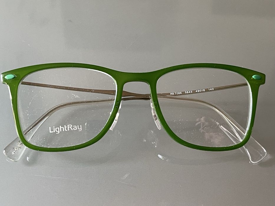 Zielone okulary korekcyjne RAY-BAN