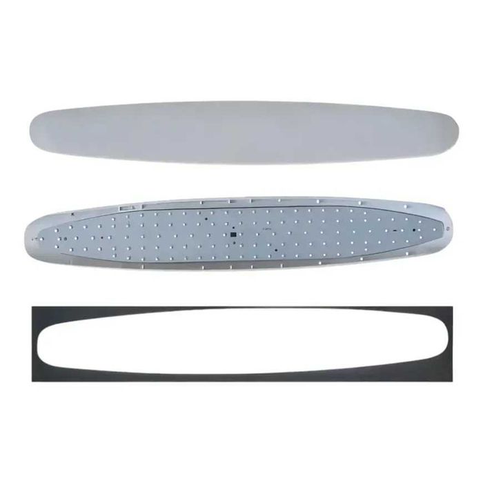 Настольная бестеневая лампа Global Fashion 24 Вт со струбциной белая