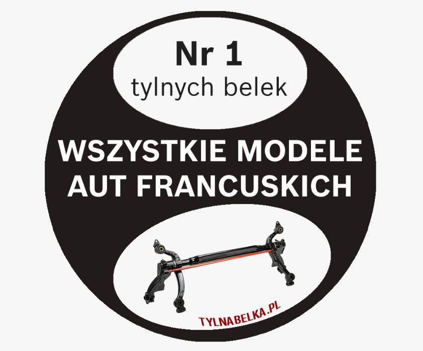 Tylna Belka PEUGEOT 206, 206+ CC, SW
