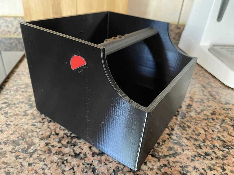 Caixa para borras de café (knock box) – PETG 3D