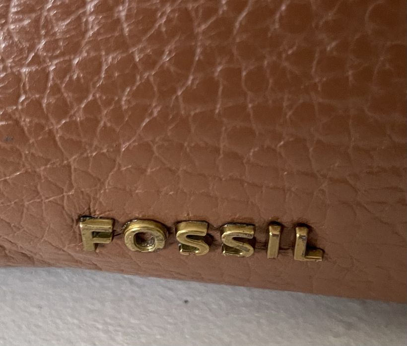 Next leather +Fossil две кроссбоди натуральная кожа