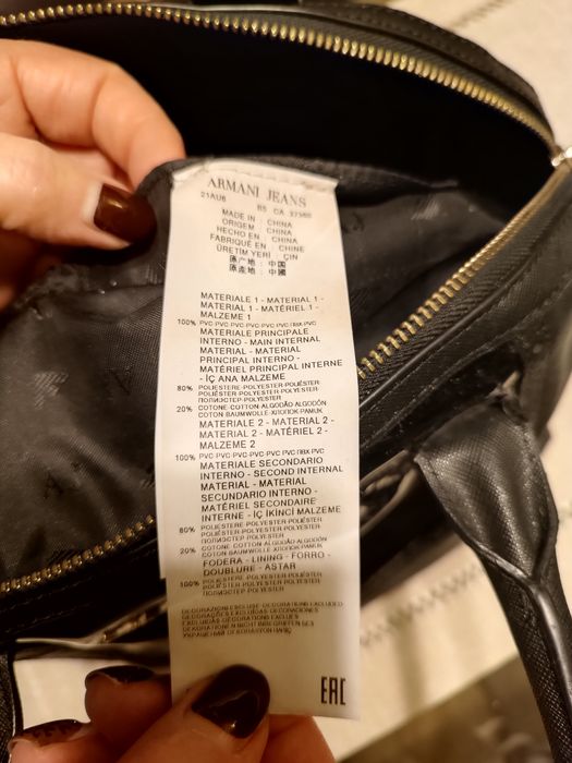 Kuferek Armani Jeans czarny
